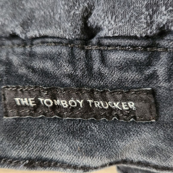 Lucky Brand Black Velvet The Tomboy Trucker Jacket - Picture 10 of 14